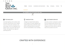 Tablet Screenshot of bellarosegroup.com